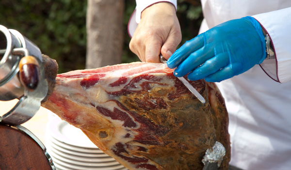 corte de jamón bodas Madrid